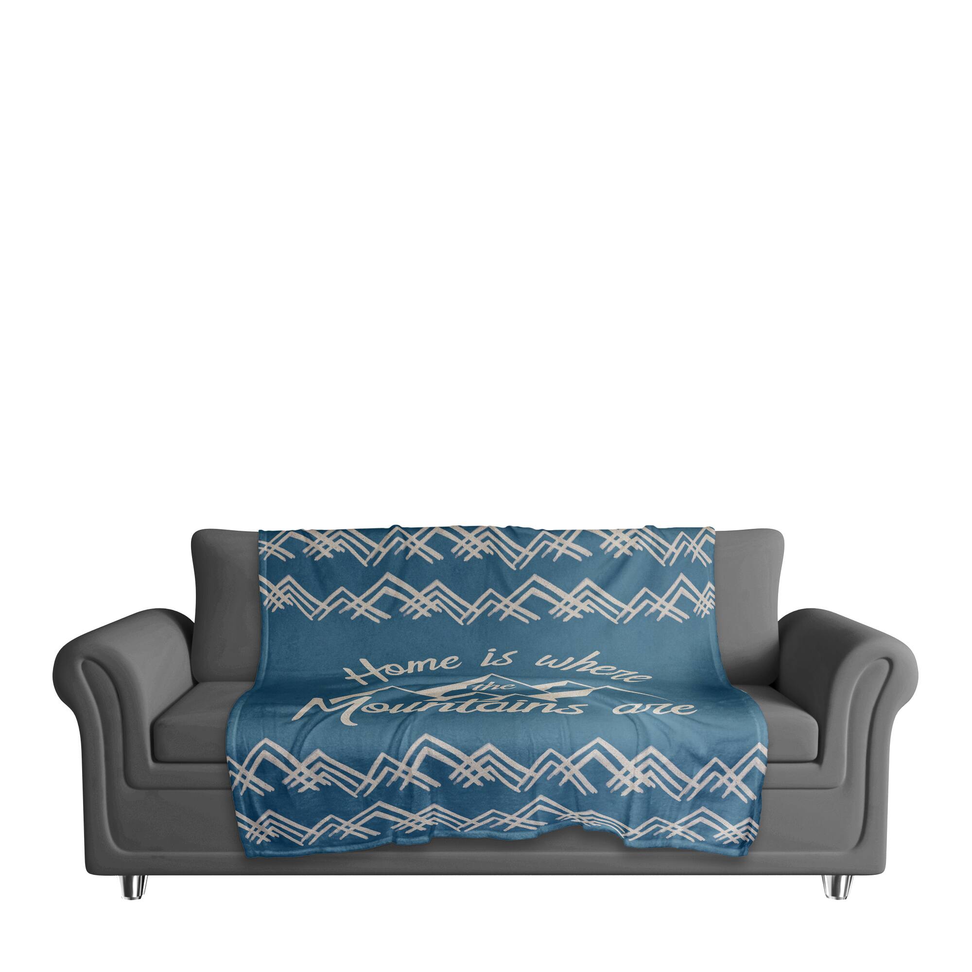 Home Mountains 50x60 Coral Fleece Blanket